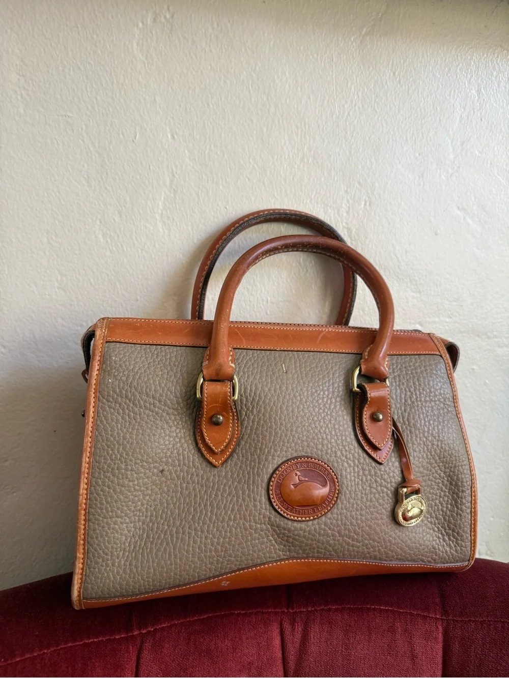 Dooney & Bourke vintage 90s All Weather leather satchel